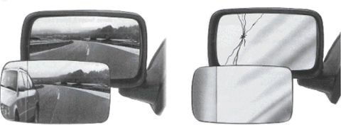 VAN WEZEL Backspegelglas * HAGUS * Artikelnummer: 7511 billigt