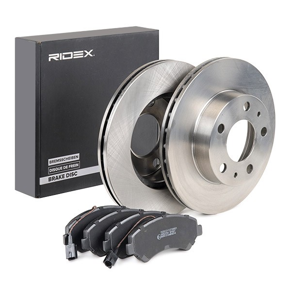 RIDEX Brake discs and pads set Article number: 3405B0413 cheaply