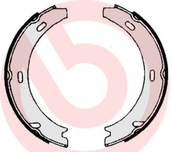 BREMBO Stabdžių trinkelių komplektas, stovėjimo stabdis prekės numeris: S 50 506 nebrangu