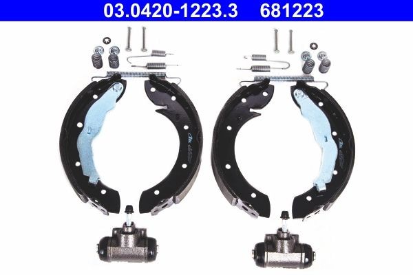 ATE Original Kit 03.0420-1223.3 Bremsbackensatz