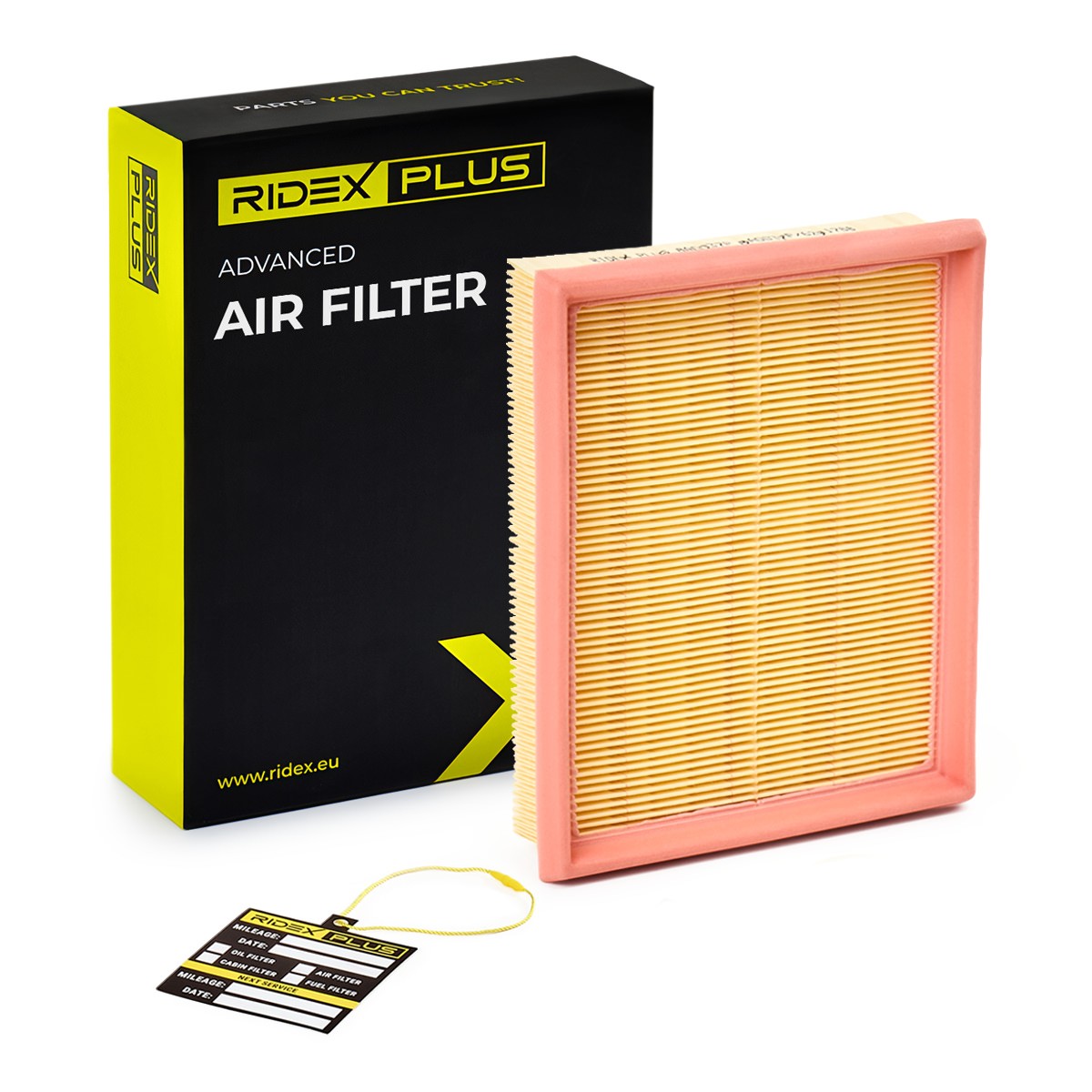RIDEX PLUS Luftfilter Varenummer: 8A0037P billige