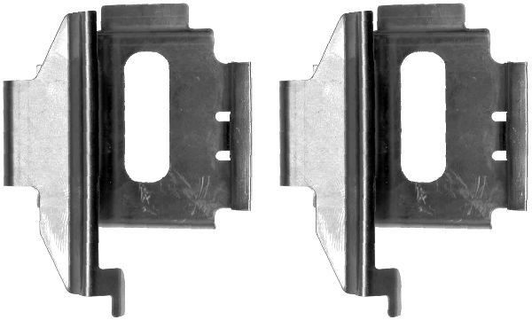 HELLA 8DZ 355 203-031 Zubehörsatz, Scheibenbremsbelag