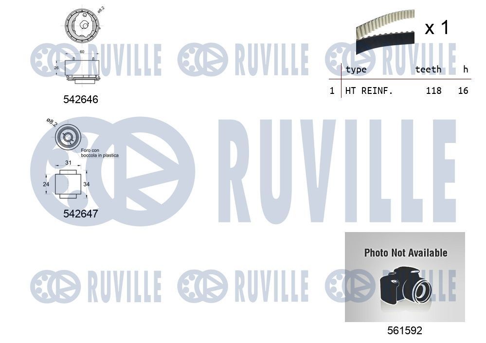 RUVILLE 5919 Radlagersatz