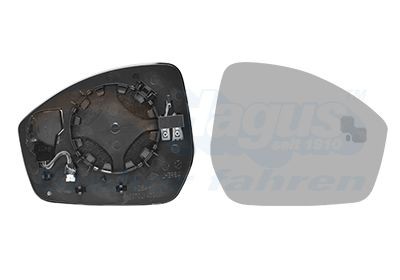 VAN WEZEL Spejlglas, udvendig spejl Varenummer: 0261836 billige