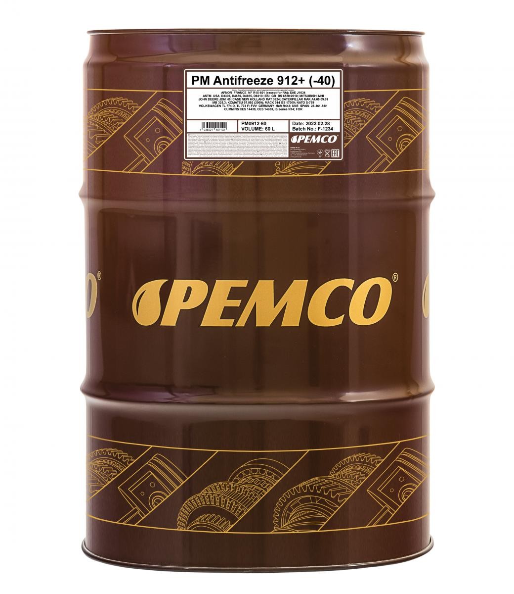 PEMCO Kühlmittel Antifreeze 912+, -40 Artikelnummer: PM0912-60 kaufen