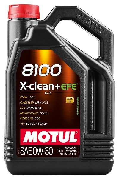 MOTUL 8100, X-CLEAN+ EFE 111678 Motoröl