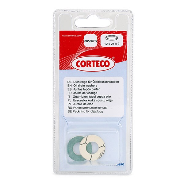 CORTECO Tesnici krouzek, olejova vypousteci zatka Číslo článku: 005567S levně