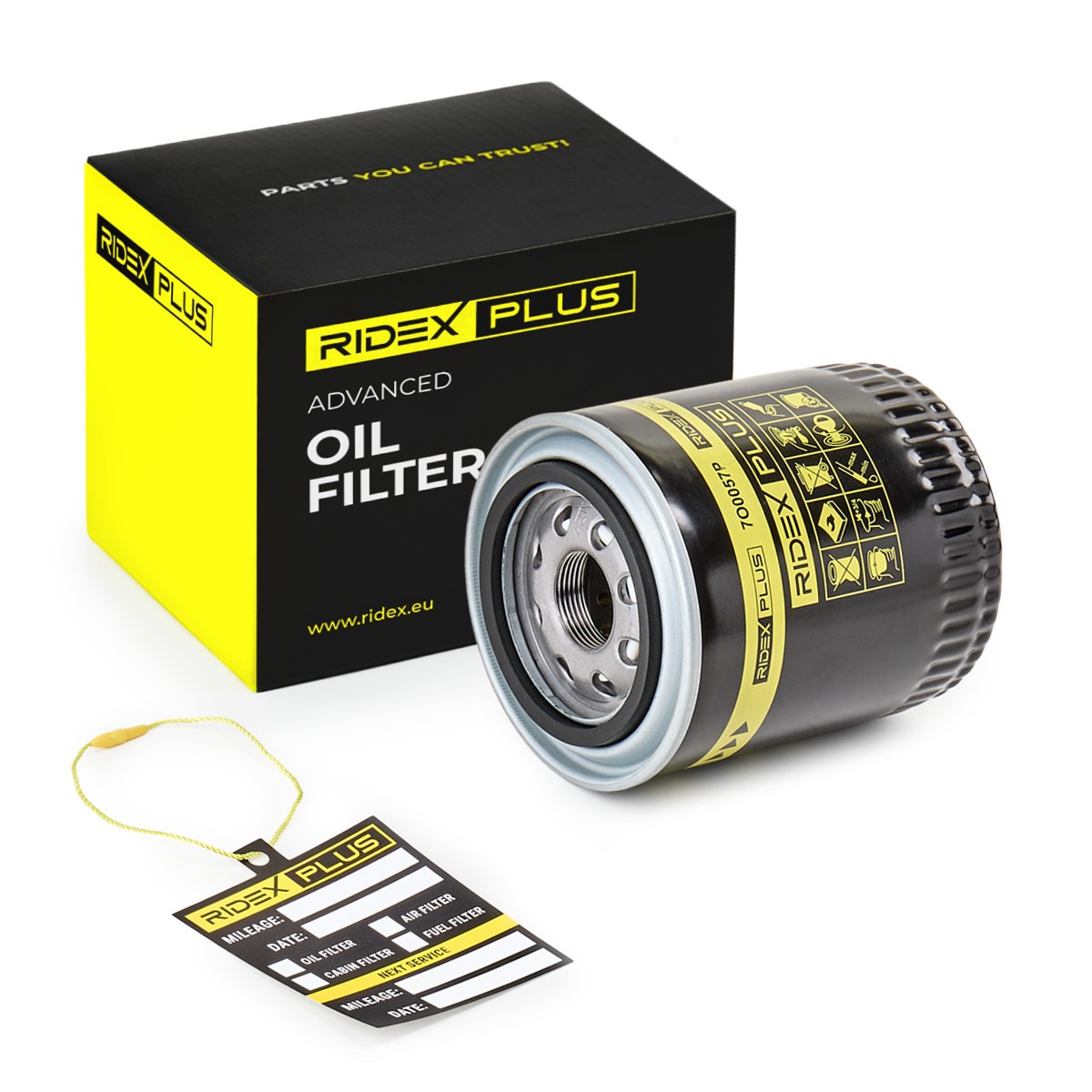 RIDEX PLUS Oliefilter Varenummer: 7O0057P billige