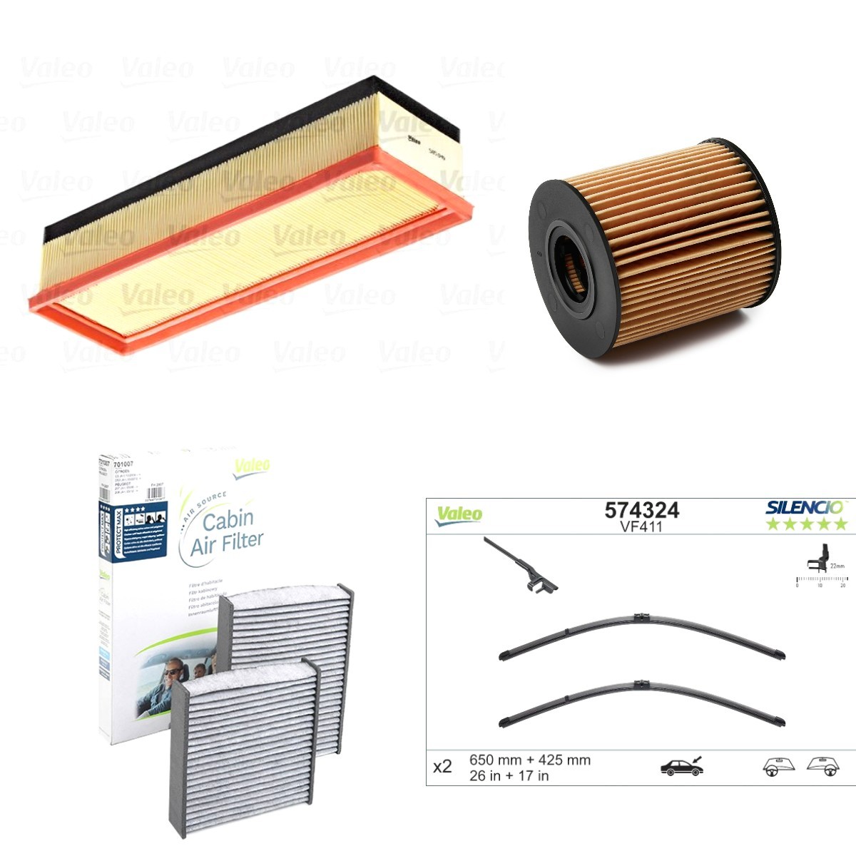 VALEO Inspektionspaket Artikelnummer: VAL4682SK040 kaufen