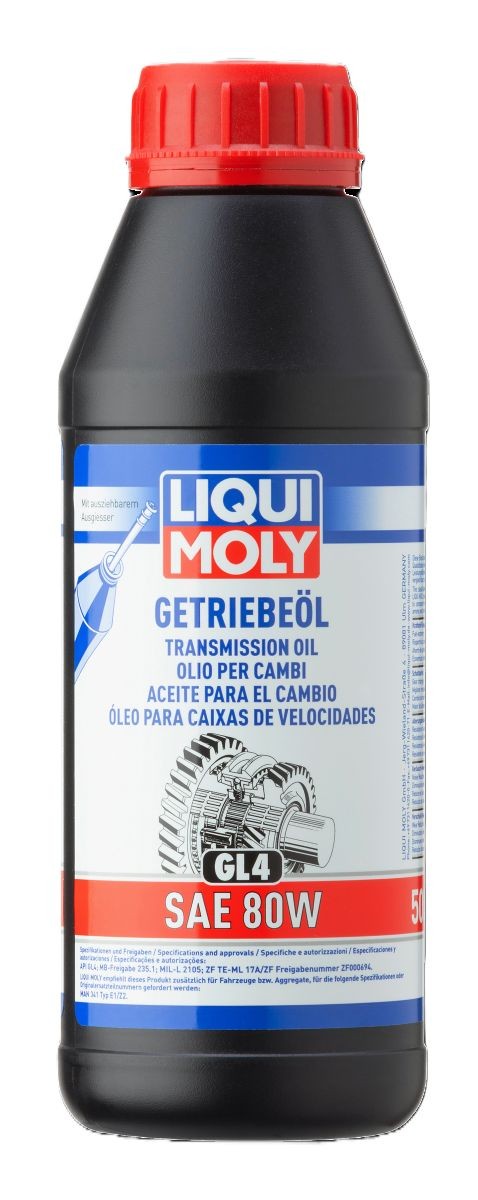 LIQUI MOLY Olej przekładniowy GL4 Numer artykułu: 1401 niedrogo