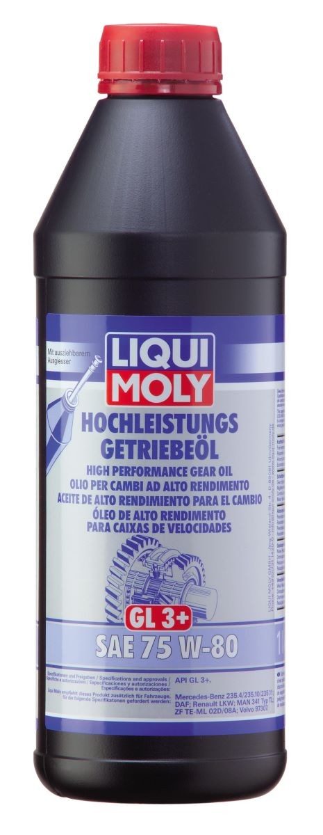 LIQUI MOLY Olej przekładniowy GL3+ Numer artykułu: 4427 niedrogo