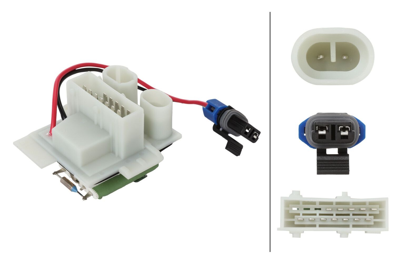 HELLA Rezistor, ventilator habitaclu număr articol: 9ML 366 410-821 ieftin
