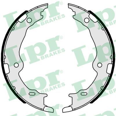 LPR Handbrake shoes Article number: 01053 cheaply