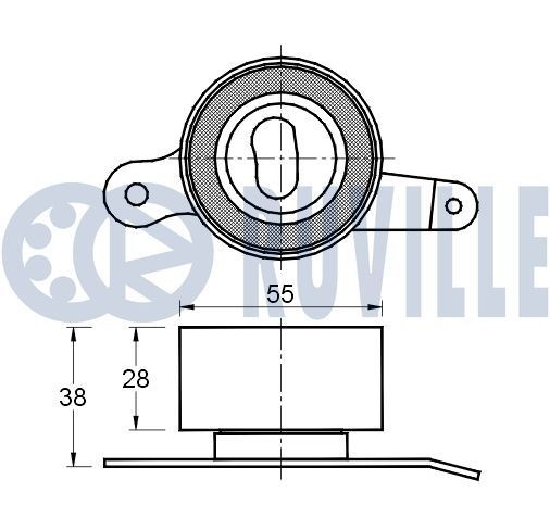 RUVILLE 6825 Radlagersatz