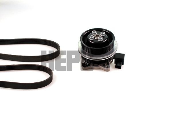HEPU Water Pump + V-Ribbed Belt Kit Article number: PK06701 cheaply
