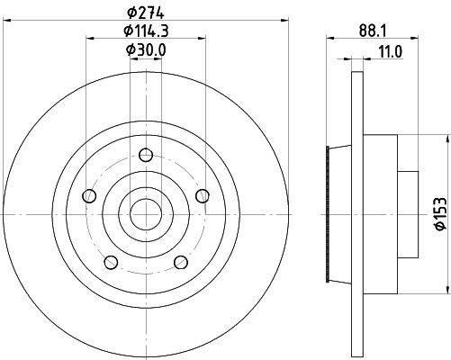 HELLA 8MP 376 812-841 Wasserpumpe + Zahnriemensatz