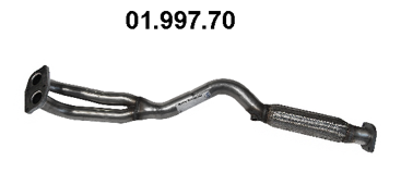 EBERSPÄCHER 01.997.70 Abgasrohr
