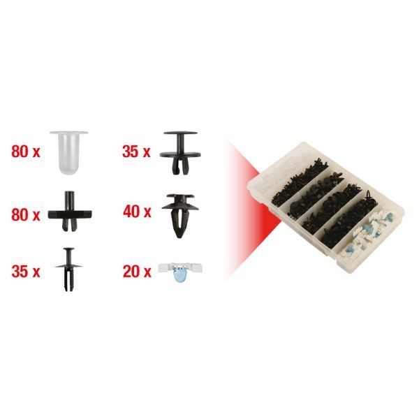 KS TOOLS Tartópatent készlet, karosszéria . Cikk szám: 420.0050 olcsó