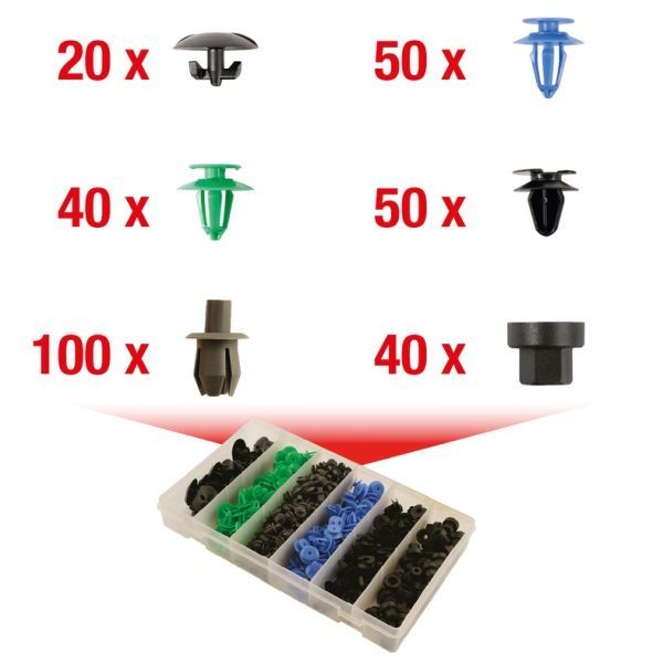 KS TOOLS Tartópatent készlet, karosszéria . Cikk szám: 420.0600 olcsó