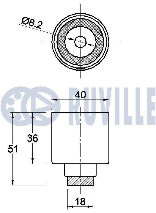 RUVILLE Kit de roulement de roue numéro de l'article: 8109 à bon prix