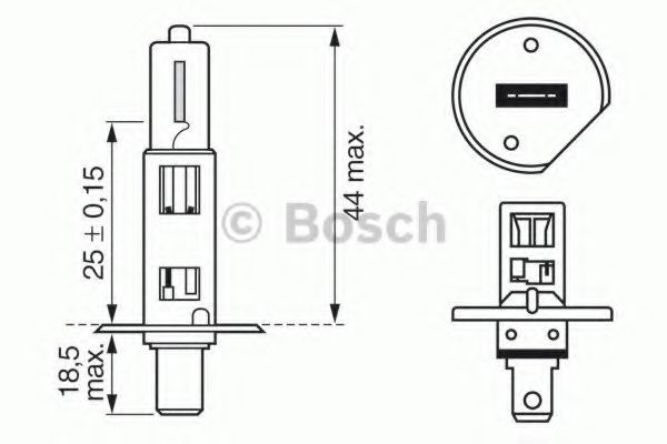 BOSCH High beam bulb Article number: 1 987 302 013 cheaply