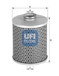 UFI Filtre hydraulique, direction UGS: 25.535.00 à peu de frais