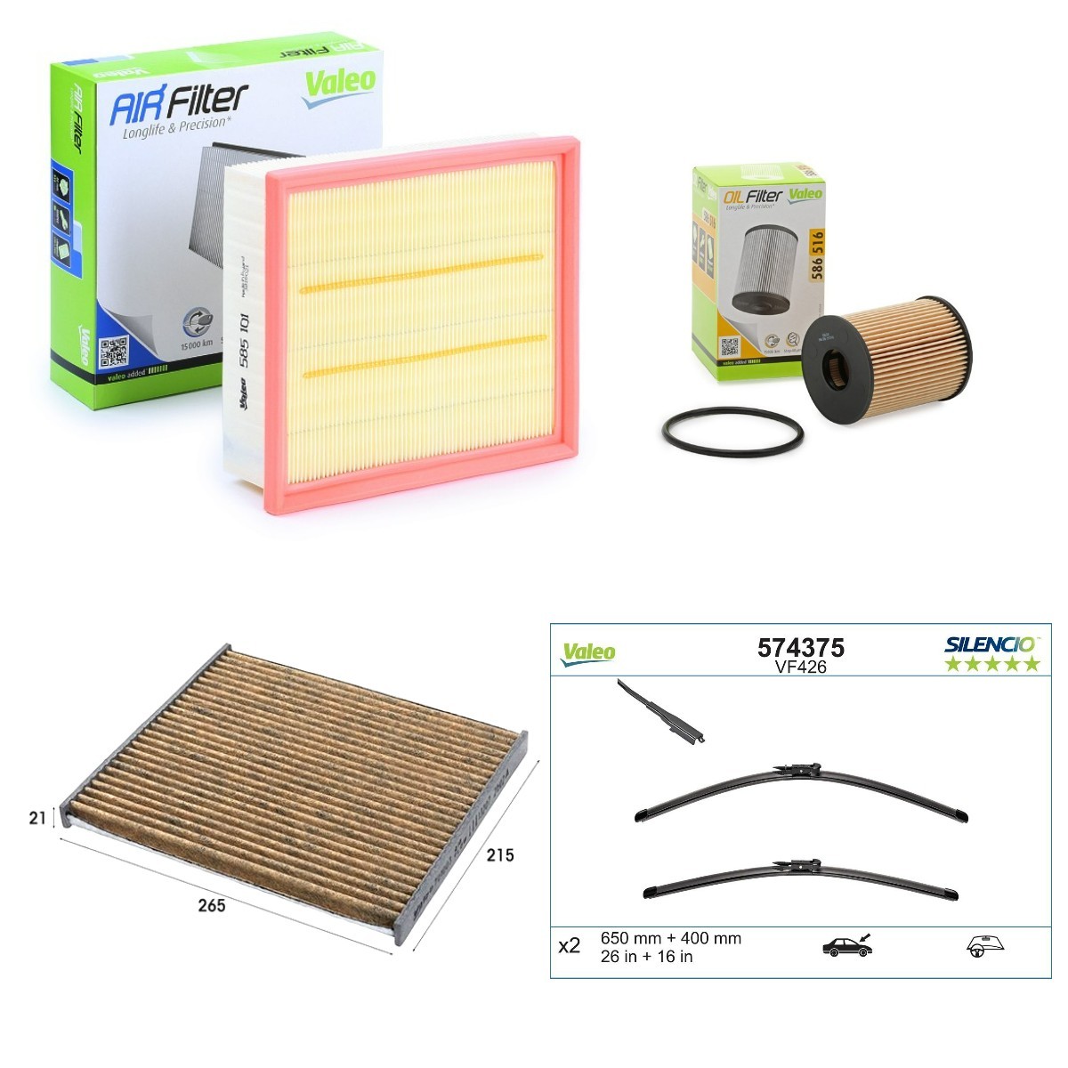 VALEO Kit de revisão SILENCIO Número de artigo: VAL4682SK005 baixo custo