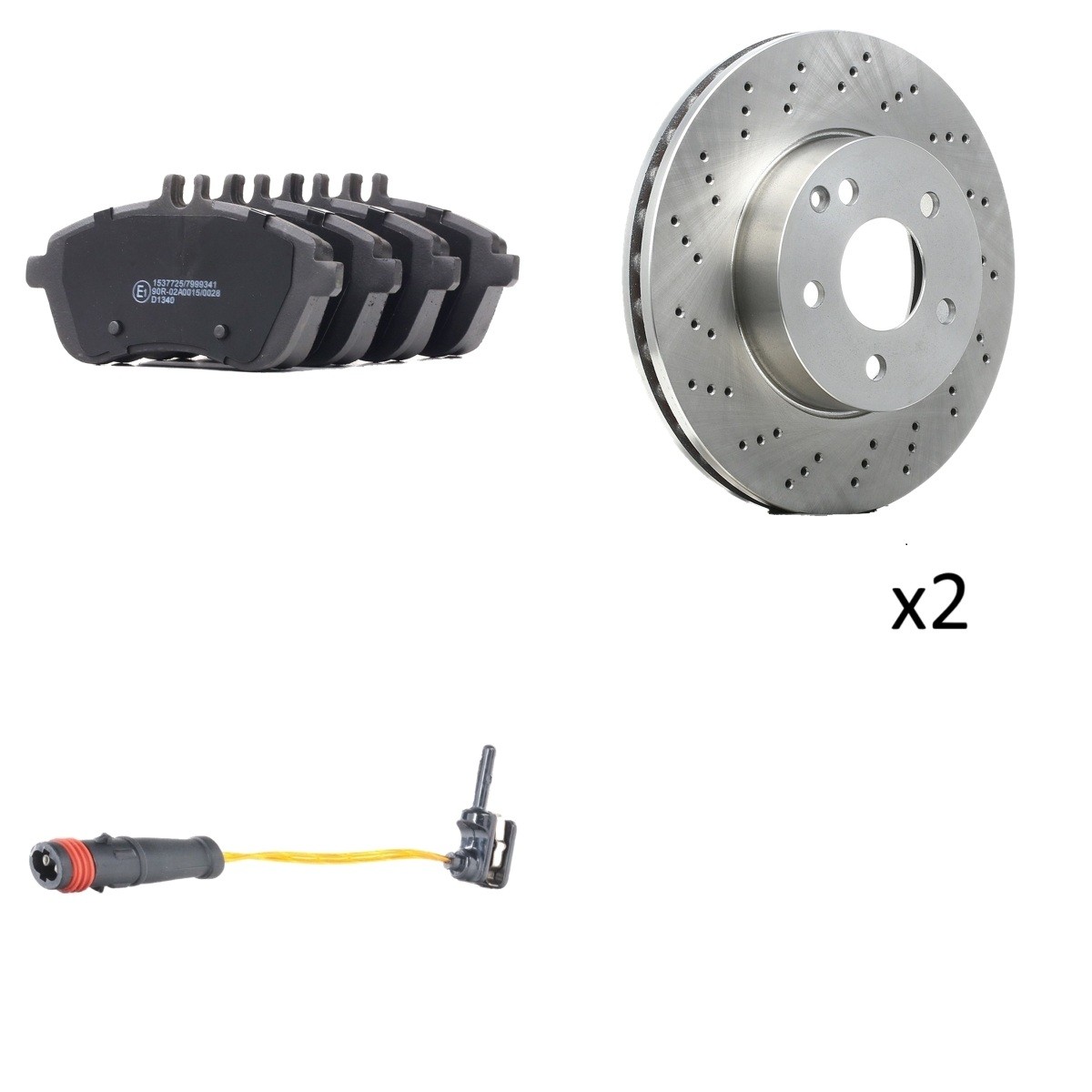 RIDEX Disques et plaquettes de freins UGS: 3405B3514 à peu de frais