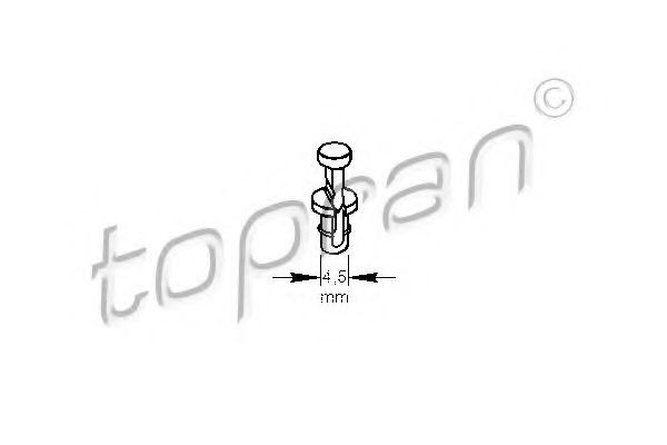 TOPRAN Rebite expansível Número de artigo: 104 354 baixo custo