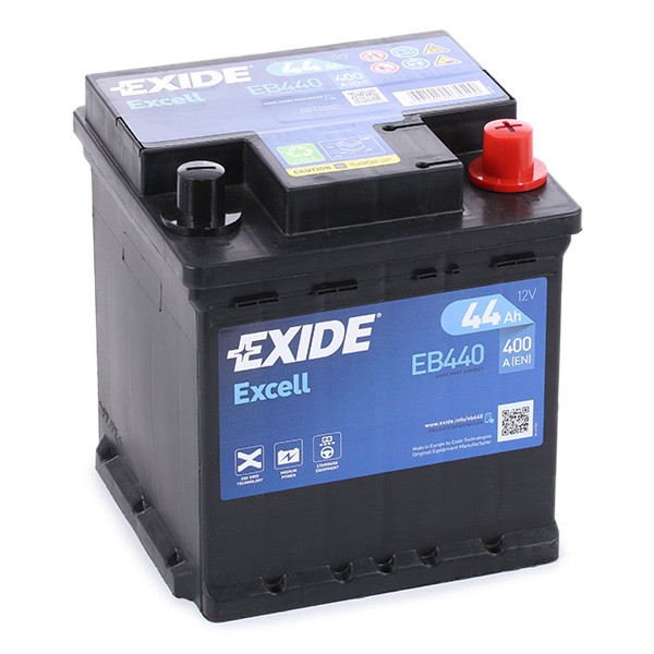 EXIDE Startera akumulatoru baterija Excell raksta numurs: EB440 lēti