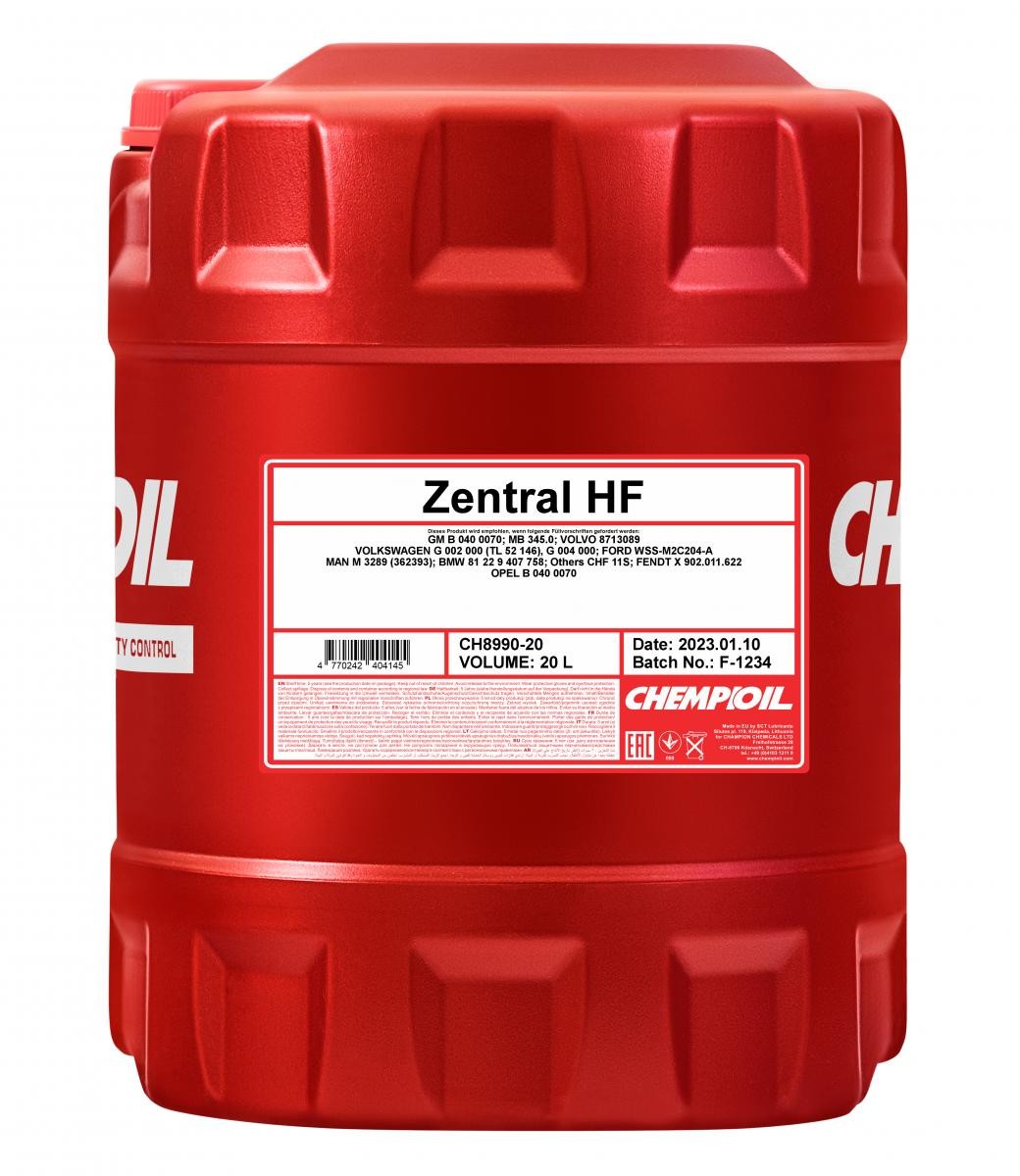 CHEMPIOIL Huile pour direction assistée Zentral, HF UGS: CH8990-20 à peu de frais