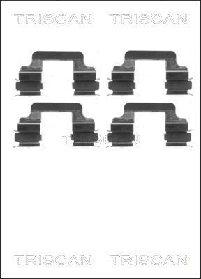 TRISCAN 8105 101630 Accessoireset, schijfremblok TRANSPORTER 2.0 TDI 4motion 180 PK Diesel 2024