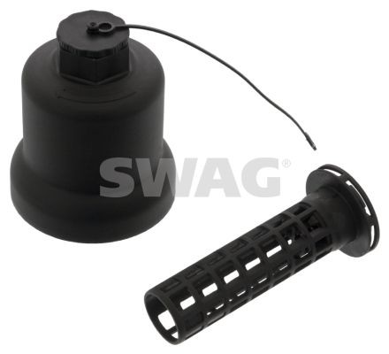 SWAG Couvercle du boîtier du filtre à huile UGS: 30 94 9633 à peu de frais