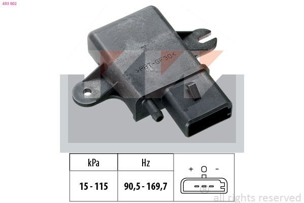 KW 493 002 Luftdrucksensor, Höhenanpassung