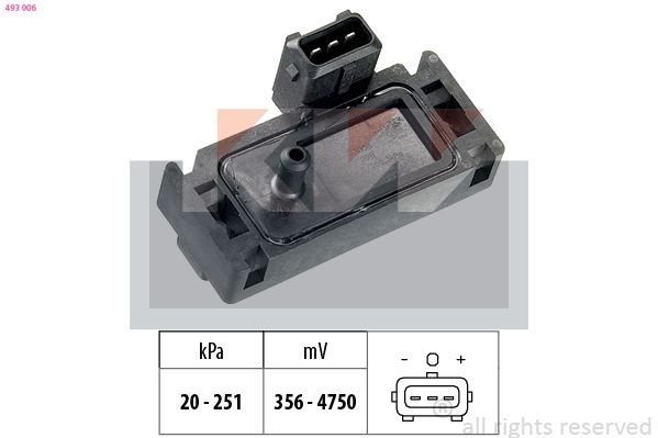 KW 493 006 Luftdrucksensor, Höhenanpassung