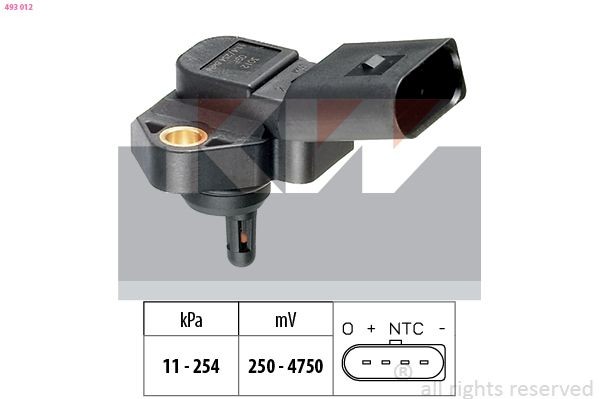 KW 493 012 Luftdrucksensor, Höhenanpassung