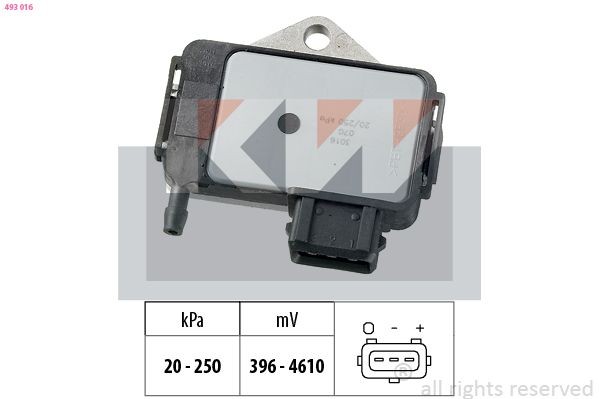 KW 493 016 Luftdrucksensor, Höhenanpassung