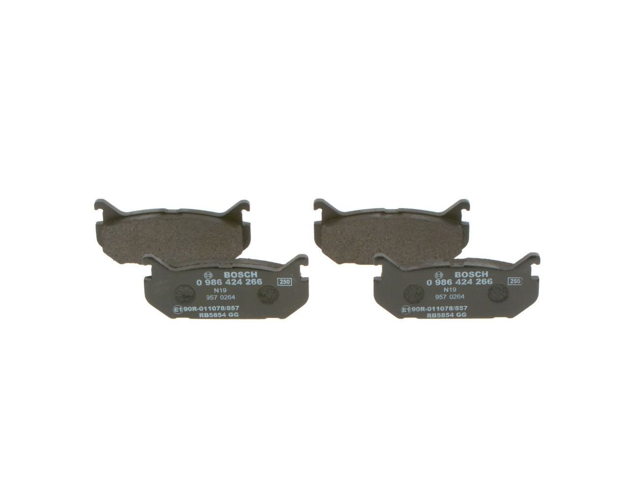 BOSCH 0 986 424 266 Bremsbeläge