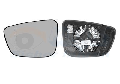 VAN WEZEL Spejlglas, udvendig spejl Varenummer: 0550837U billige